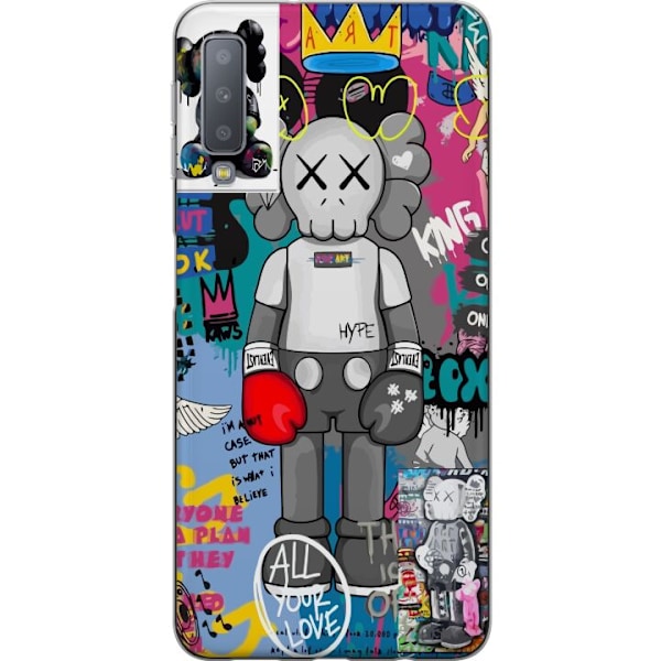 Samsung Galaxy A7 (2018) Gennemsigtig cover Kunst