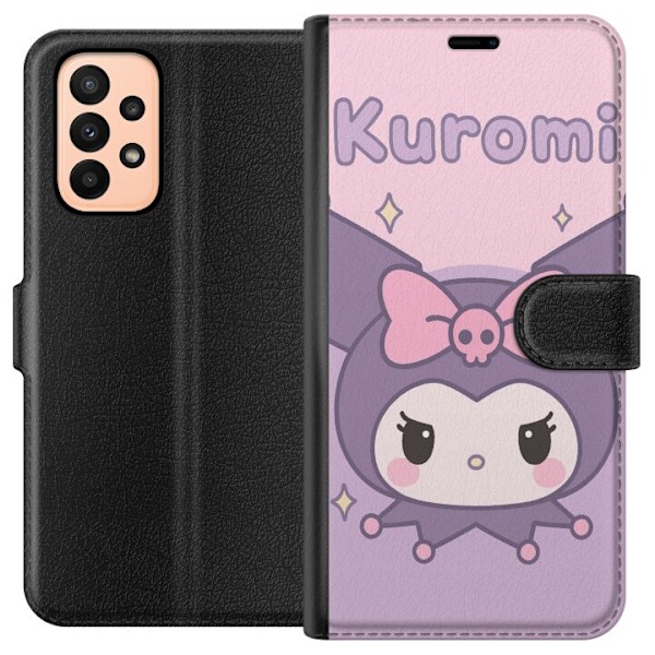 Samsung Galaxy A23 Tegnebogsetui Kuromi Kawaii