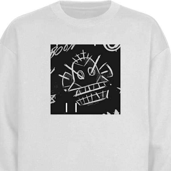 Sweatshirt för Vuxen | Klassisk Collegetröja Arcane, League vit XL