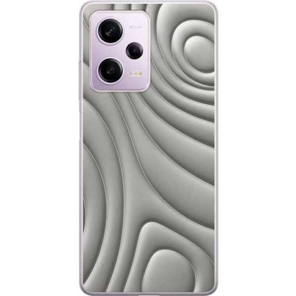 Xiaomi Redmi Note 12 Pro Gennemsigtig cover Sølvbølger