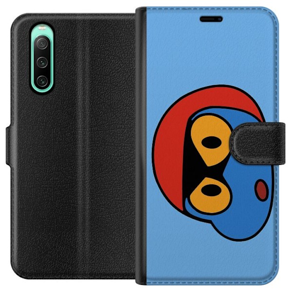 Sony Xperia 10 IV Plånboksfodral Bold Bot Head