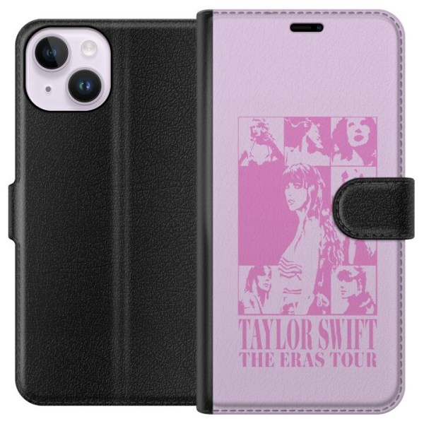 Apple iPhone 15 Plånboksfodral Taylor Swift - Pink