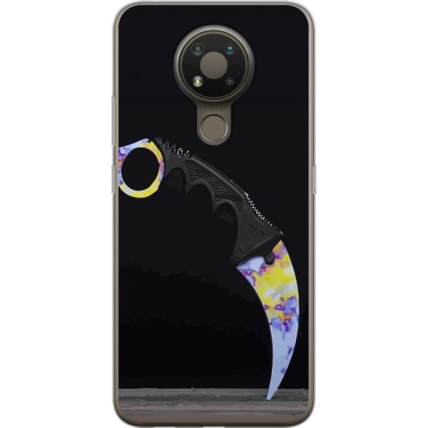 Nokia 3.4 Gennemsigtig cover Karambit / Butterfly / M9 Bayonet