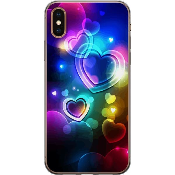 Kompatibelt Mobilskal till Apple iPhone XS NeonLove