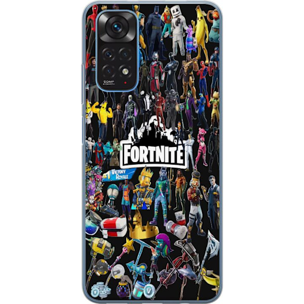 Xiaomi Redmi Note 11 Gjennomsiktig deksel Fortnite