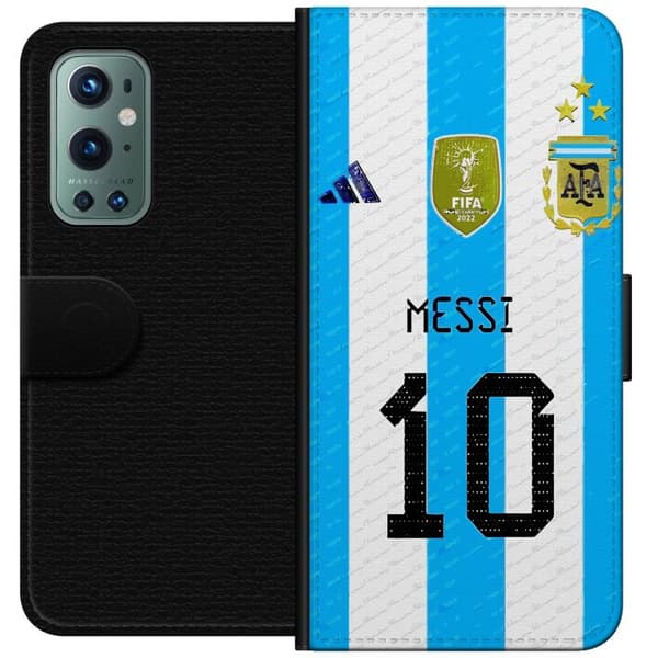Kompatibel Tegnebogsetui til OnePlus 9 Pro Lionel Messi (Argentina)