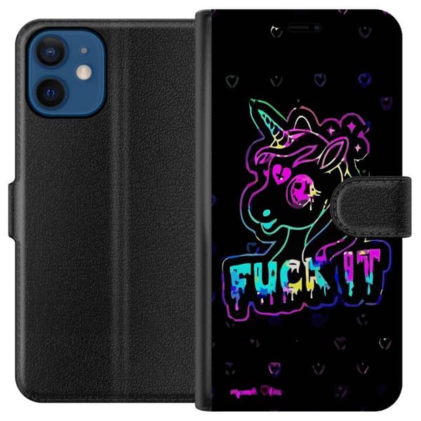 Kompatibelt Plånboksfodral till Apple iPhone 12 mini Enhörning