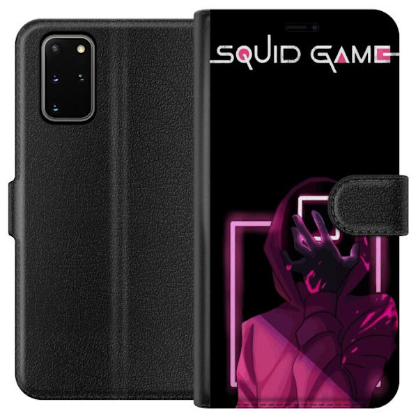 Samsung Galaxy S20+ Plånboksfodral Squid Game Tema Populär Serie Motiv Grafiskt Ikoniskt Design Asiatisk Popkultur Spänning Drama