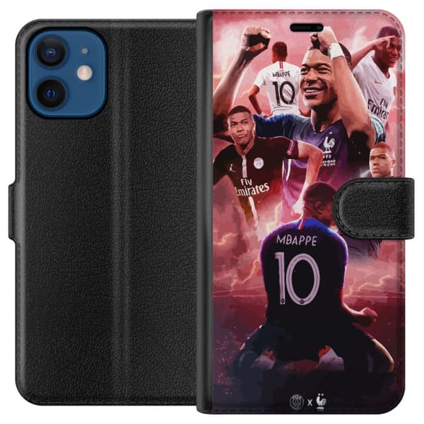 Kompatibelt Plånboksfodral till Apple iPhone 12 Mbappe