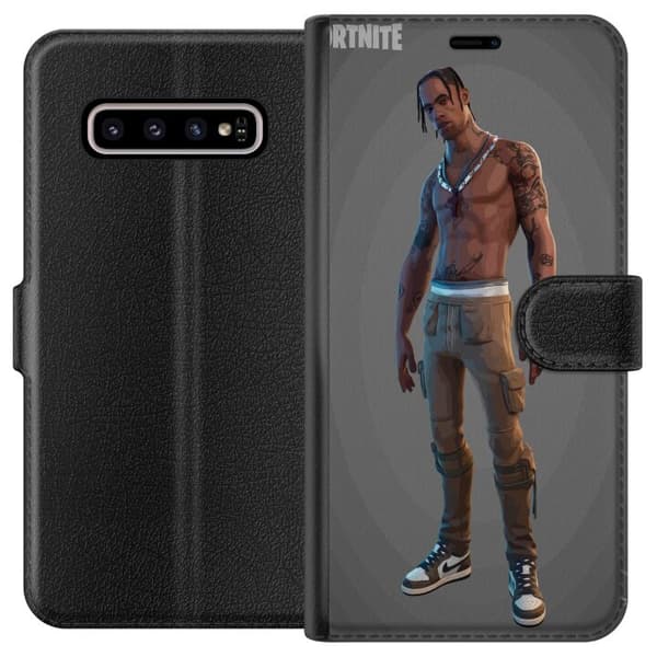 Kompatibel Tegnebogsetui til Samsung Galaxy S10+ Fortnite