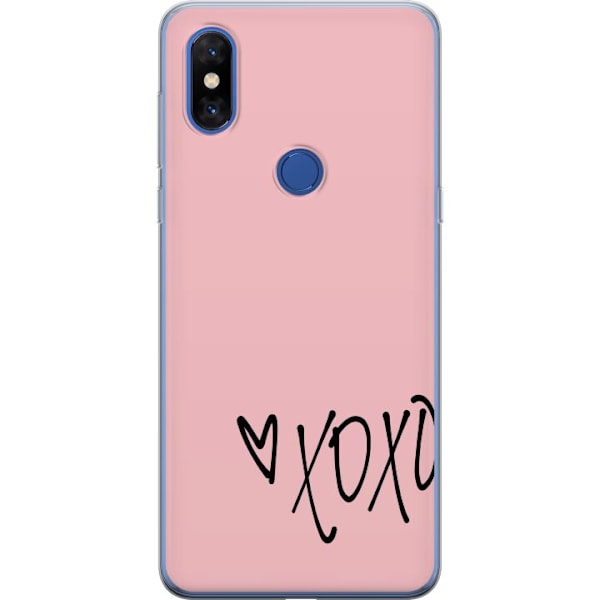 Xiaomi Mi Mix 3 Gennemsigtig cover XOXOXO