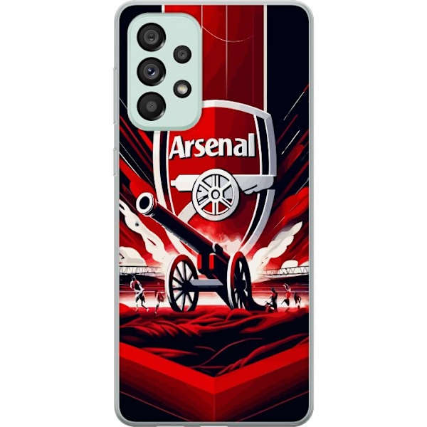 Samsung Galaxy A73 5G Gjennomsiktig deksel Arsenal