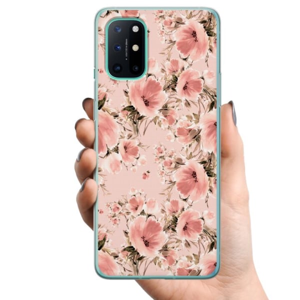 OnePlus 8T TPU Mobilcover Blomster