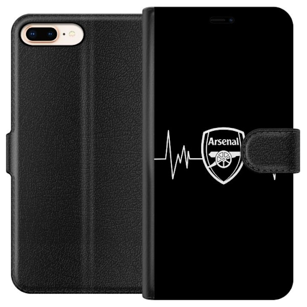 Apple iPhone 8 Plus Tegnebogsetui Arsenal