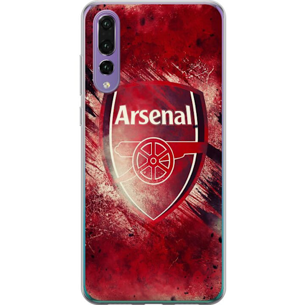 Huawei P20 Pro Läpinäkyvä kuori Arsenal