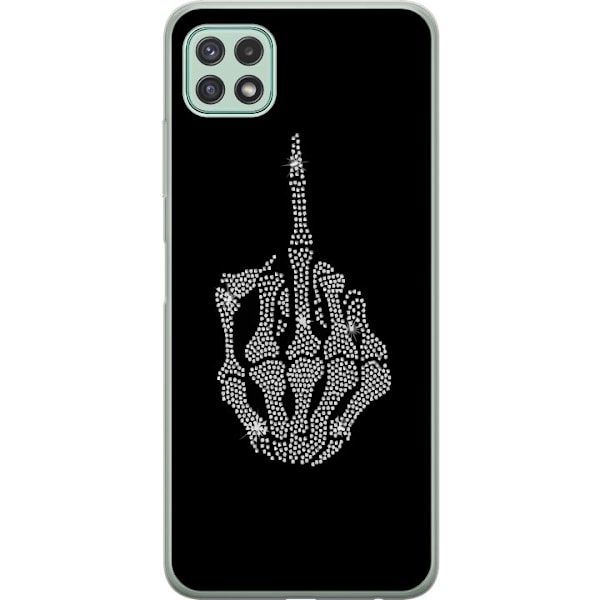 Samsung Galaxy A22 5G Cover / Mobilcover - Fuck dig Bling