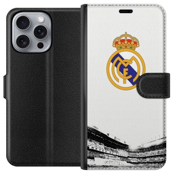 Apple iPhone 16 Pro Max Lommeboketui Real Madrid CF