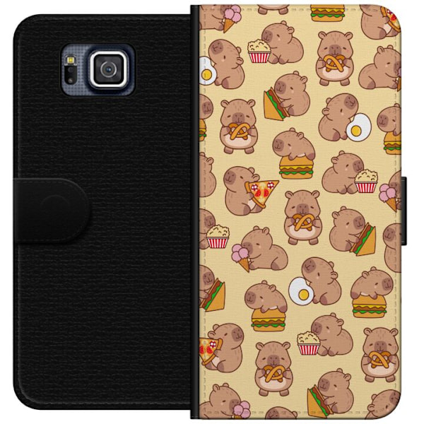 Samsung Galaxy Alpha Lompakkokotelo Kawaii capybara puhelinkotelo useilla söpöillä hahmoilla