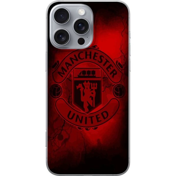 Apple iPhone 16 Pro Max Gjennomsiktig deksel Manchester United