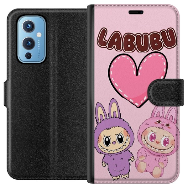 OnePlus 9 Lommeboketui Labubu Pink Monster