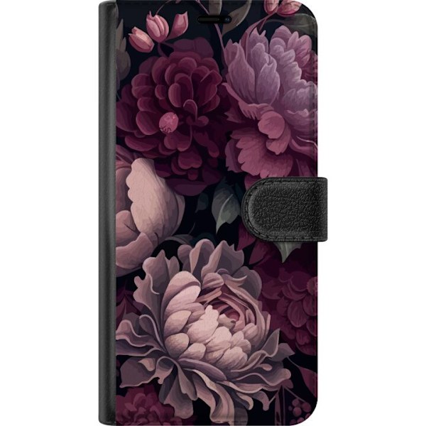 Apple iPhone 16 Pro Max Lompakkokotelo Blommor