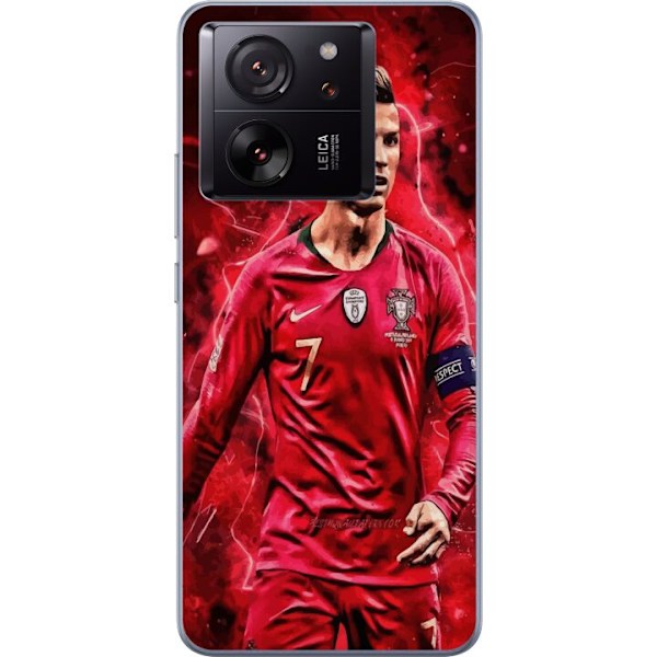 Xiaomi 13T Pro Läpinäkyvä kuori Ronaldon Taidot - CR7 Suunn