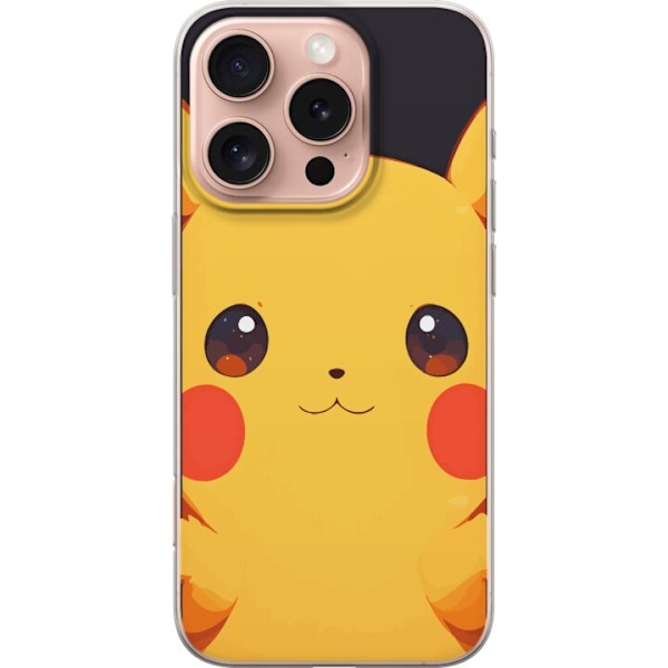 Apple iPhone 16 Pro Gennemsigtig cover Pikachu