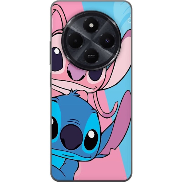 Xiaomi Redmi A4 Läpinäkyvä kuori Stitch & Angel