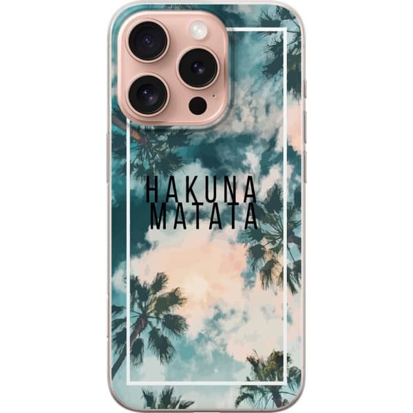 Kompatibelt Mobilskal till Apple iPhone 16 Pro Hakuna Matata