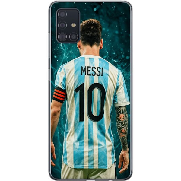 Samsung Galaxy A51 Läpinäkyvä kuori Messi