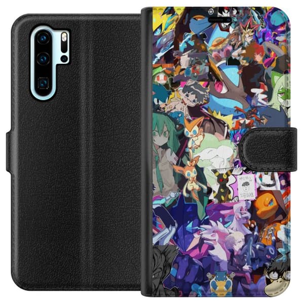 Kompatibelt Lommeboketui til Huawei P30 Pro Pokémon Blaze