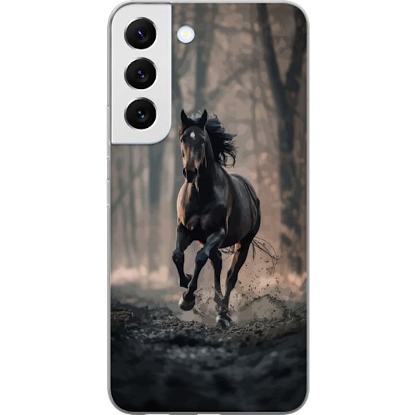 Samsung Galaxy S22 5G Gennemsigtig cover Løbende hest