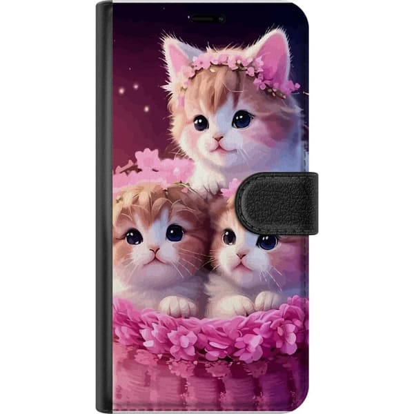 Kompatibelt Plånboksfodral till Apple iPhone 12 Pro Katter