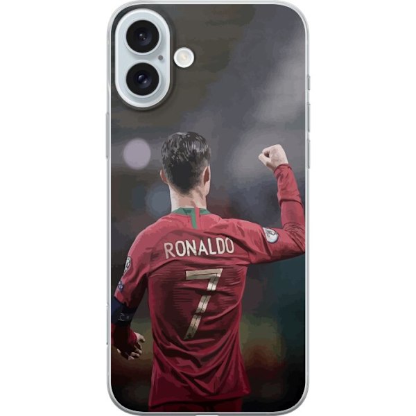 Apple iPhone 16 Plus Gjennomsiktig deksel Cristiano Ronaldo