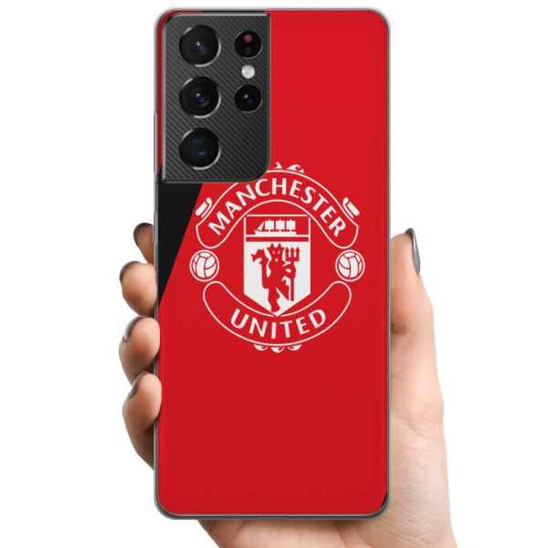 Samsung Galaxy S21 Ultra 5G TPU Mobilcover Manchester United F