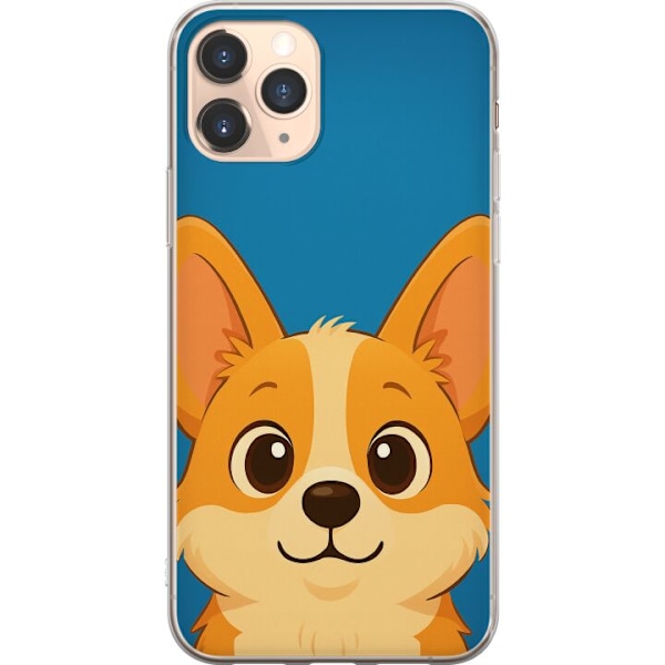 Apple iPhone 11 Pro Gjennomsiktig deksel Hello Corgi