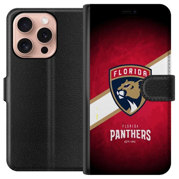 Apple iPhone 16 Pro Tegnebogsetui Florida Panthers (NHL)