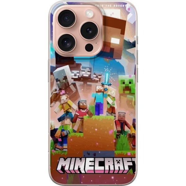 Apple iPhone 16 Pro Läpinäkyvä kuori Minecraft
