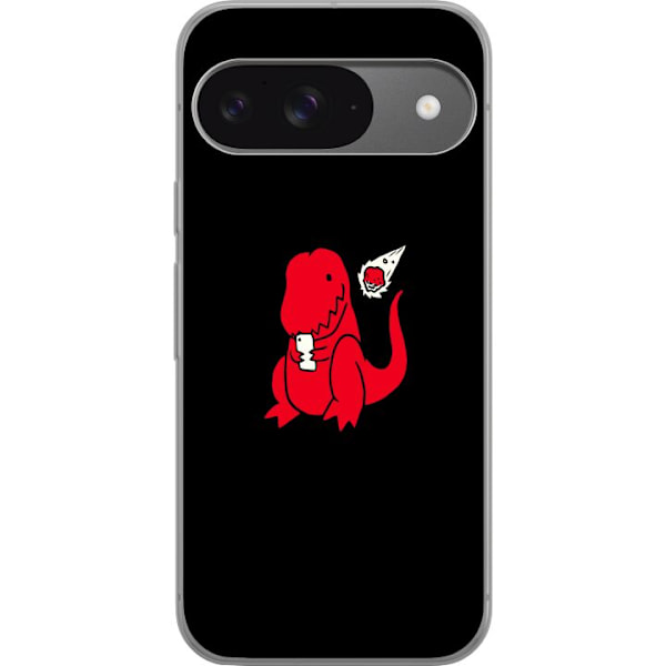 Google Pixel 9 Pro Läpinäkyvä kuori T-Rex