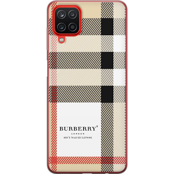 Samsung Galaxy A12 Läpinäkyvä kuori Burberry