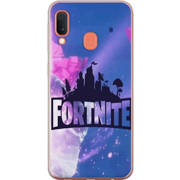 Samsung Galaxy A20e Genomskinligt Skal Fortnite