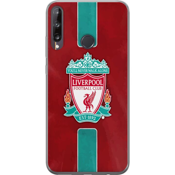 Huawei P40 lite E Genomskinligt Skal Liverpool FC – Klassisk Fotbollsstolthet i Rött