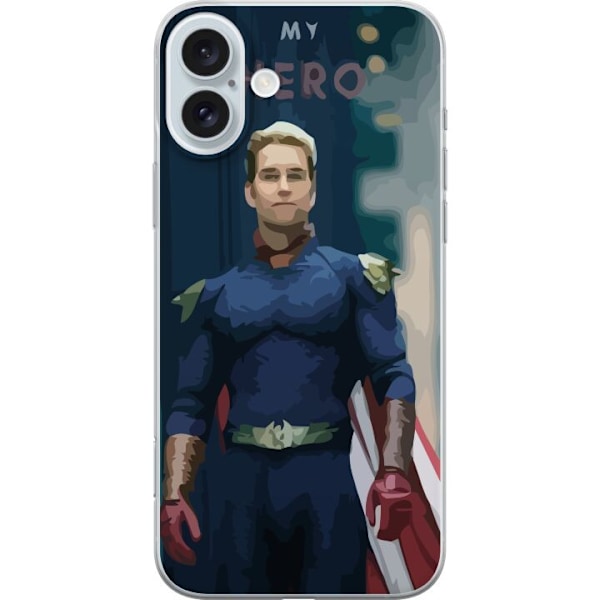 Apple iPhone 16 Plus Gennemsigtig cover The Boys Homelander