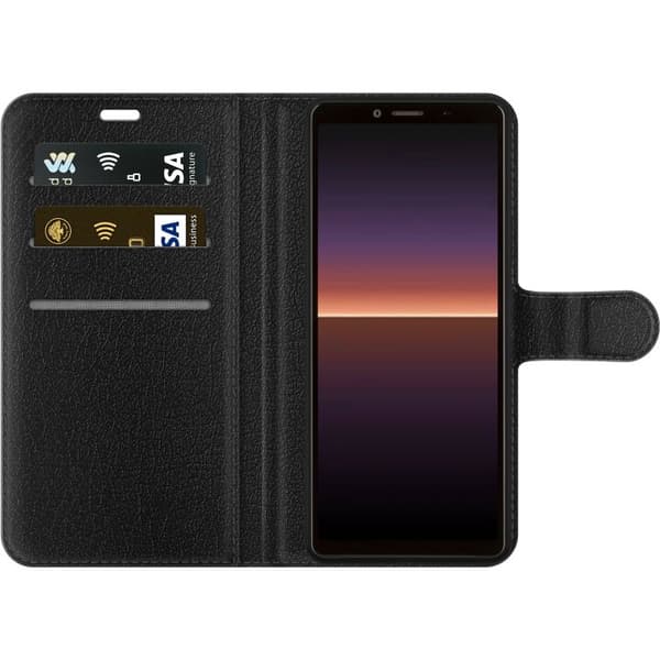 Kompatibel Tegnebogsetui til Sony Xperia 10 II Blomster