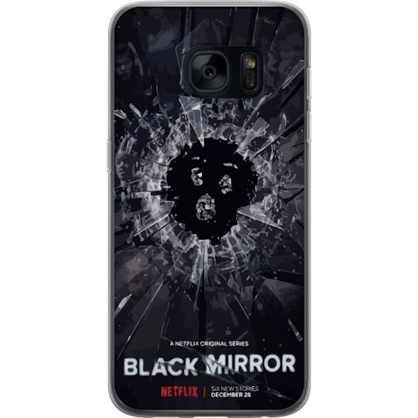 Samsung Galaxy S7 Läpinäkyvä kuori Black Mirror Sci-Fi Netf