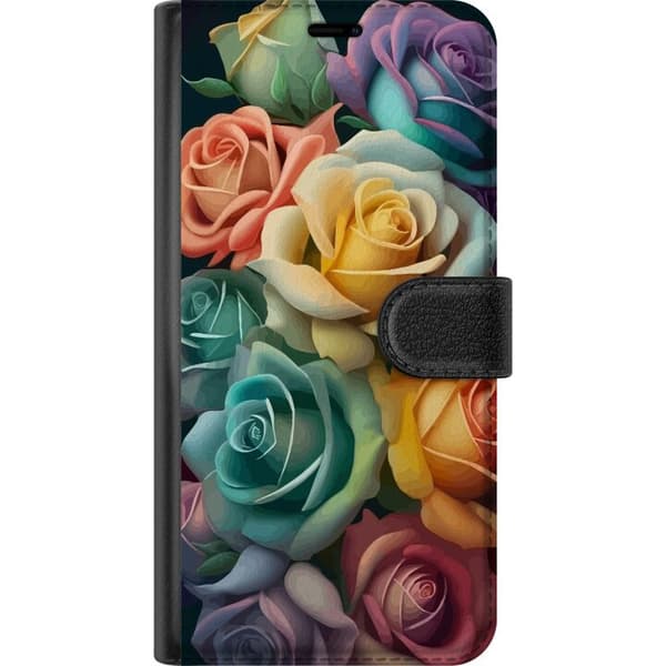 Kompatibel Tegnebogsetui til Samsung Galaxy S20+ Farverige Roser
