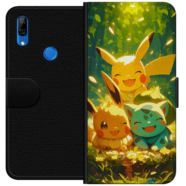 Huawei P Smart Z Plånboksfodral Pixelmonster spelstil – fä