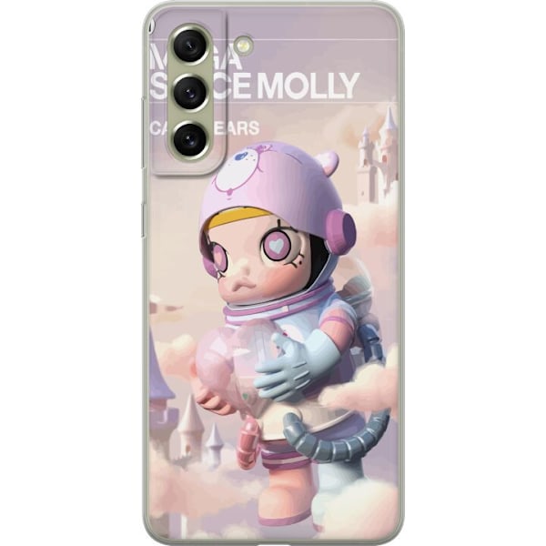 Samsung Galaxy S21 FE 5G Läpinäkyvä kuori Mega Space Molly Care Bears Series - Share Bear Edition