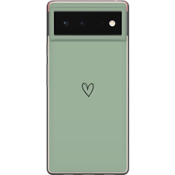 Kompatibel Mobilcover til Google Pixel 6 Hjerte Grøn