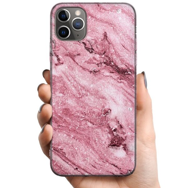 Apple iPhone 11 Pro Max TPU Mobildeksel Glitrer Marmor